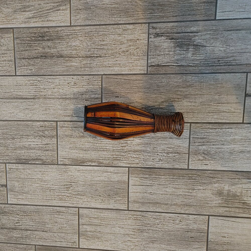 Wood Art /vase to hold dry flowers, leaf collection, grass, ... - Picture 6 of 16